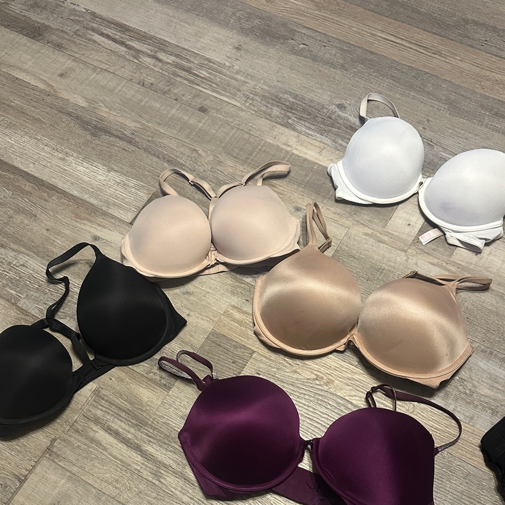 Victoria's Secret Bra Collection - Black, White, Nude, Purple